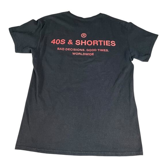 40's & Shorties Black Medium & RSQ Gray Small  Two Pack T-Shirts 100% Cotton Men - Picture 2 of 12